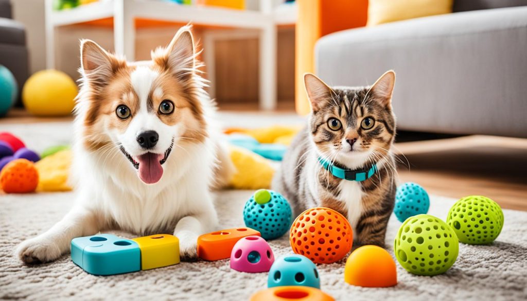 Brinquedos interativos para pets