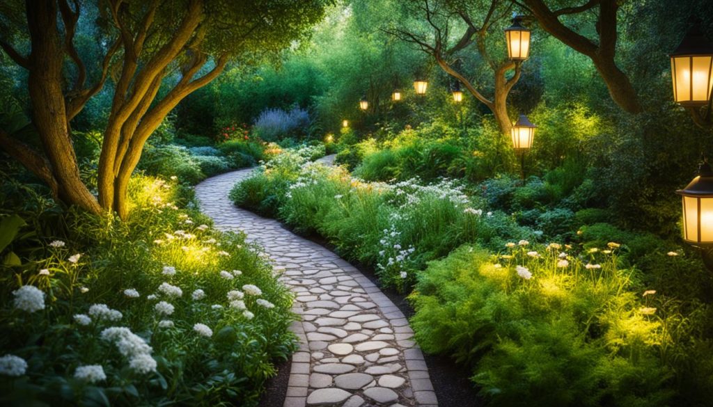 Dicas para iluminação de jardim realçando a beleza natural
