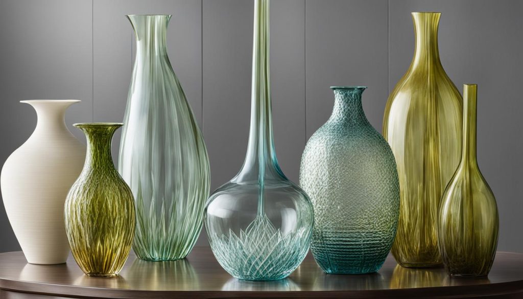 Vasos de vidro de alta qualidade